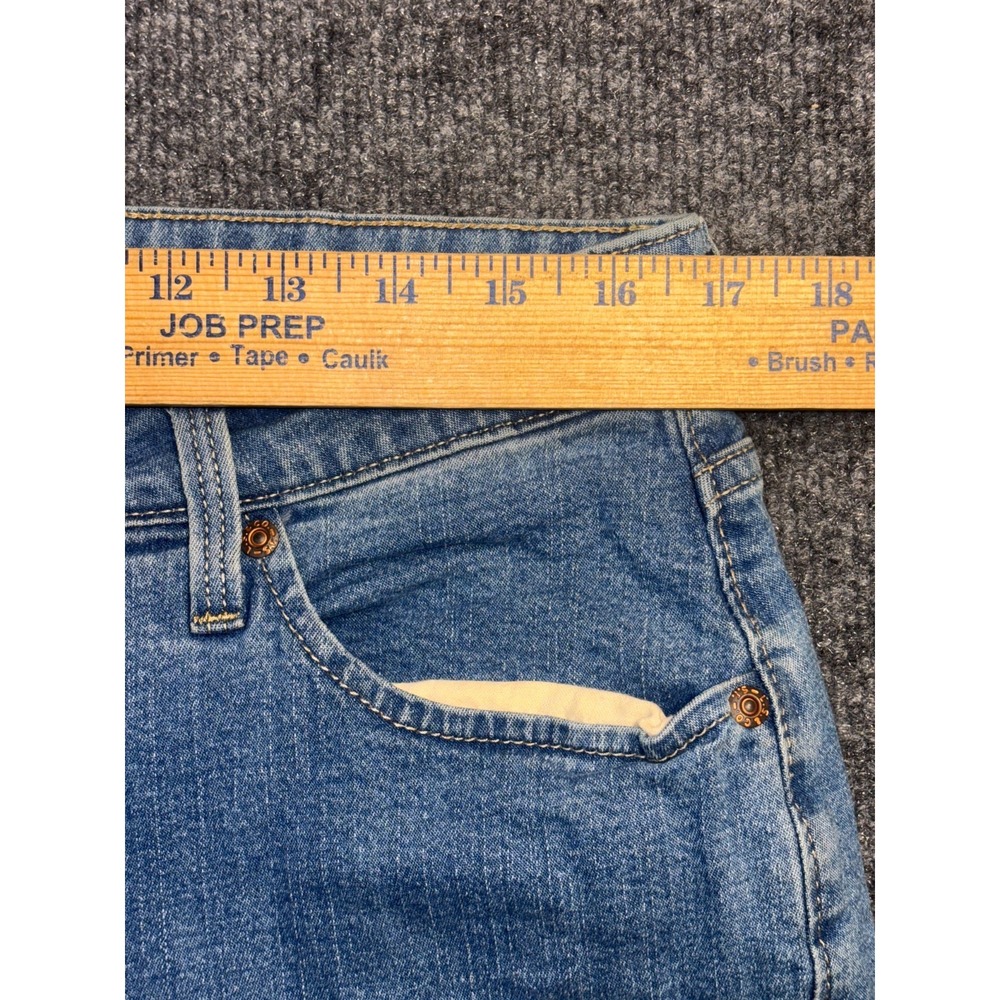Levi's Bootcut‎ Jeans Women's 16M Blue Denim Flat Front High Rise Medium Wash - Picture 9 of 13